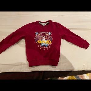 Kenzo Kids (unisex) Size 4-6 Maroon sweatshirt